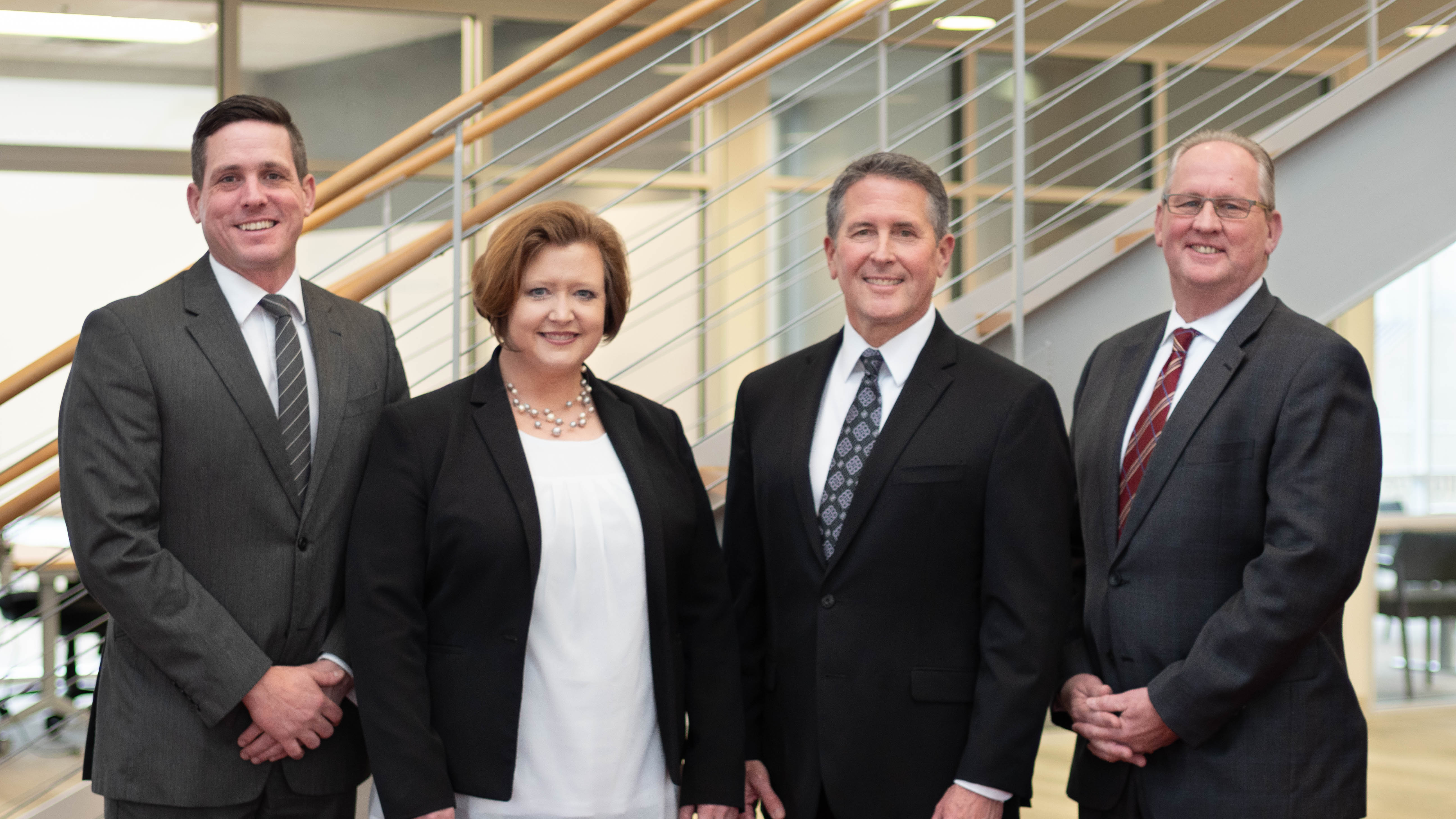 The Charles Aris PE Portfolio Team: Ryan Morgan, Sarah Becker, Jim Etling and Greg Harper