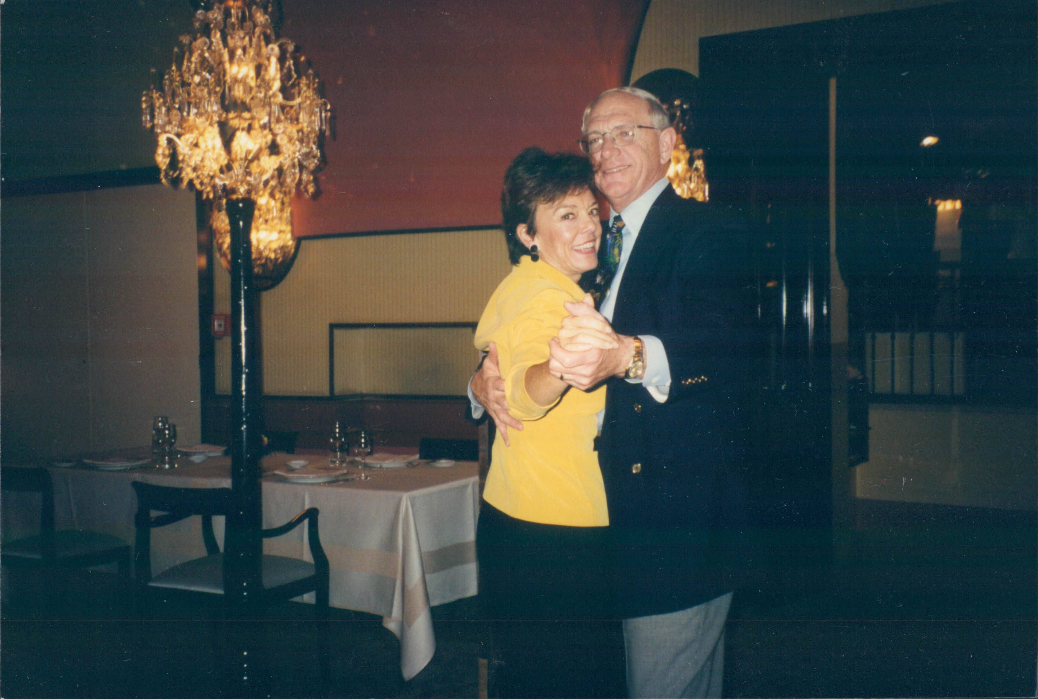 Mitch and Betsy Oakley dancing